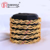 African luxury gold plated couple filled bracelet Bangles for Women bracelets gifts bangle Jewelry Wholesale